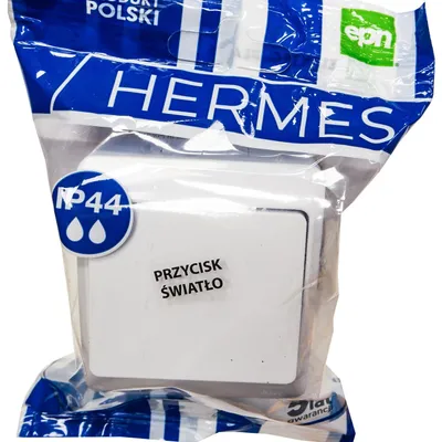 Produktbild von MojeLedy Hermes Schalter Licht Aufputz Weiß IP44