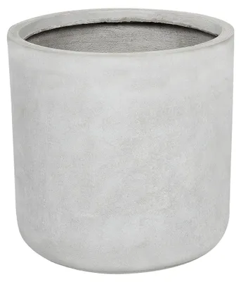 Produktbild von Runder Blumentopf in Beton-Optik grau 34 x 34 x 33 cm