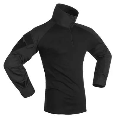 Produktbild von Invadergear Combat Langarm-t-shirt Schwarz L Schwarz L