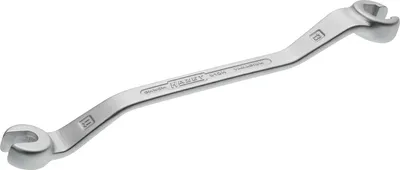 Produktbild von Hazet Doppel-Ringschlüssel, offen Außen Sechskant Profil, SW 11 x 13 mm, für Leitungsverschraubungen