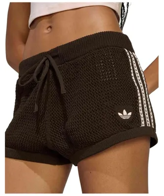 Immagine prodotto di Pantaloncini Adidas Adidas Crochet Shorts "Aurora Coffee" da Donna