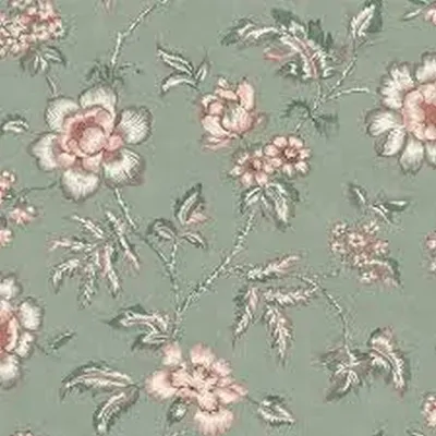 Obrázek produktu pro Borastapeter Tapeta květy zelená - 660414 - 53 cm x 10,05 m