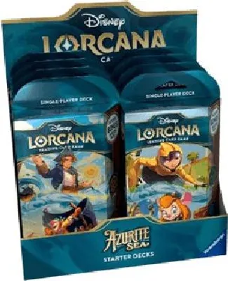Image de Lorcana Azurite Sea: Starter Deck Display