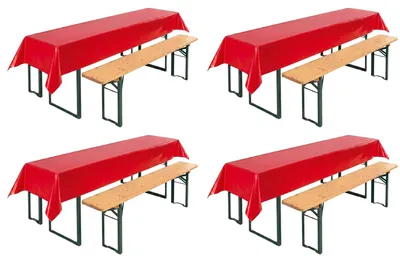 Produktbild von Beautex Party Tischdecke abwaschbar 100x250, für Biertisch geeignet