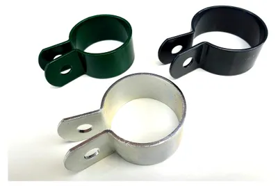 Produktbild von 10 Stück Endschelle 60mm für Zaunstrebe/Pfosten verzinkt