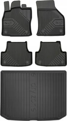 Obrázok produktu pre SET 77 Gumové rohože a rohože AUDI A3 8V hatchback 2012-2019 dkz