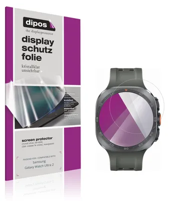 Produktbild von 6x Schutzfolie für Samsung Galaxy Watch Ultra 2 klar Displayschutzfolie Folie Display Schutz dipos
