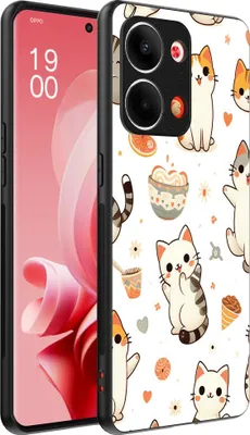 Obrázek produktu pro Smartphonica Pouzdro na telefon vhodné pro Oppo Reno 9 / 9 Pro s potiskem kočky - zadní kryt z TPU s designem kočky