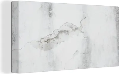 Obrázok produktu pre MuchoWow® - Plátno - Betón - Sivá - Biela, nástenný obraz, nástenné dekorácie obrazy obývacia izba, 80x40cm