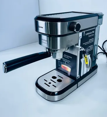 Produktbild von Cecotec 01646, Espressomaschine, 1,2 l, Kaffeekapsel, 1350 W, Edelstahl