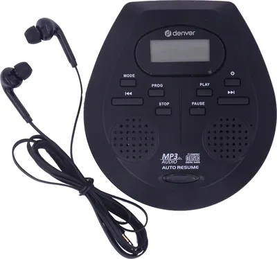 Produktbild von Denver DMP-395B, Schwarz, Tragbarer CD-Player