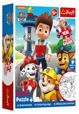 Produktbild von Paw Patrol Kinderpuzzle mit 108 Teilen für spielerisches Lernen und Unterhaltung
