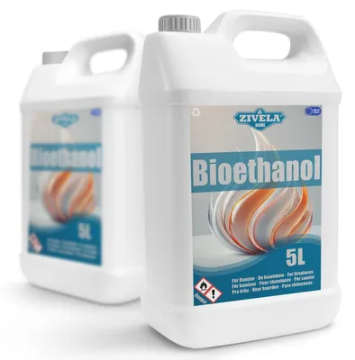 Produktbild von Bioethanol 96,6% für Kamine, Geruchlos und Saubere Verbrennung