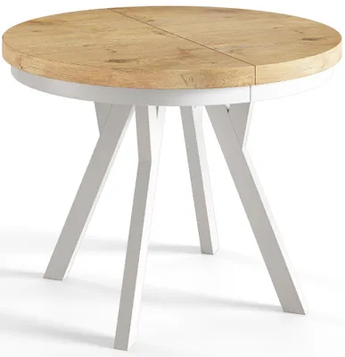 Immagine prodotto di Alpi Moebel, Tavolo da Pranzo Evo, Tavolo per Mangiare Allungabile, Diametro da 110 - 210 cm, Lancelot