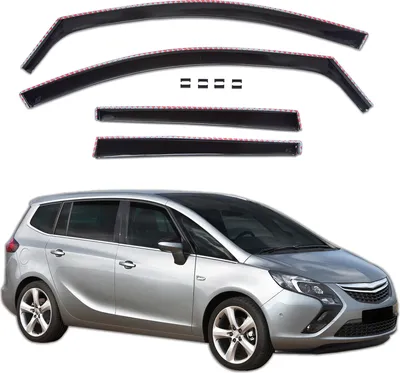 Obrázok produktu pre J&J Automotive | SCOUTT Okenné deflektory pre Opel Zafira C 5D 2012-2019 4ks