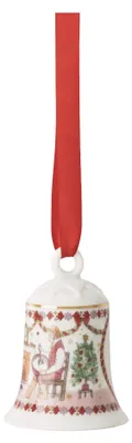 Zdjęcie produktu dla Dzwoneczek świąteczny z porcelany - model 26 - dzwoneczek z porcelany