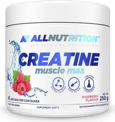 Produktbild von ALLNUTRITION Creatine Muscle Max 250g Himbeere Kreatinmonohydrat Kreatin Muskeln