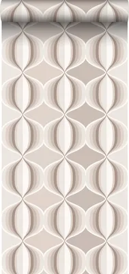 Zdjęcie produktu dla Sanders & Sanders Tapeta motyw graficzny beżowym 53 cm x 10.05 m