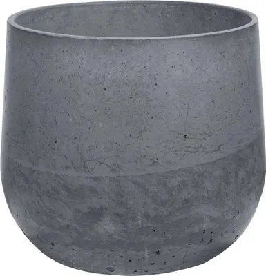 Zdjęcie produktu dla Donica Betonowa Zewnętrzna Na Dwór Z Otworami Zadora BOWL XL 115x100 cm grafitowy