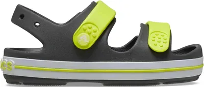 Produktbild von Crocs - Crocband Cruiser Sandal Toddler - Grey and Yellow Sandals