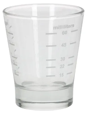 Produktbild von Espresso Shotglass Messglas 15/60 ml - Barista Zubehör