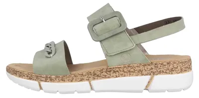 Produktbild von Rieker Sandalen in Übergrößen Grün V2350-52 große Damenschuhe