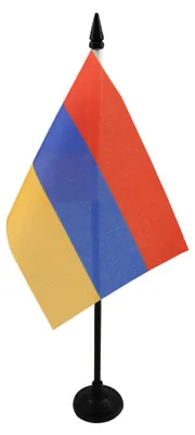 Obrázek produktu pro AZ FLAG – Stolní vlajka Arménie – 15 x 10 cm – Arménská stolní vlajka 10 x 15 cm – Vlajky