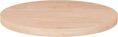 Image de The Living Store Plateau de table rond Ø40x2,5 cm Chêne massif non traité