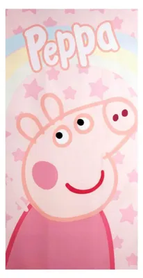 Produktbild von Peppa Pig Handtuch 70 x 140 cm für Jungen und Mädchen – Weiches und saugfähiges