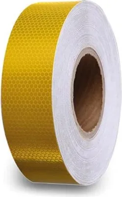 Immagine prodotto di Nastro riflettente a nido d'ape 5 cm x 5 m - giallo