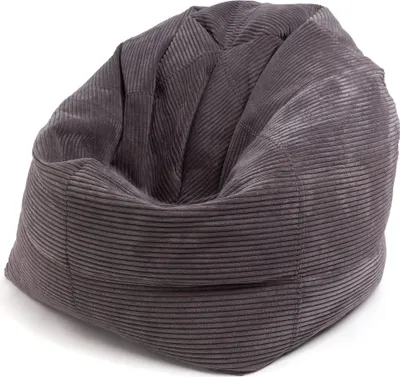 Produktbild von Ecopuf, Sofi, Sitzsack Pouf, Sack Poufsessel Pufsack Kinder, Erwachene, Anthrazit Sz90