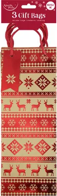 Produktbild von Clairefontaine Weihnachts-Flaschentüte 3er Set