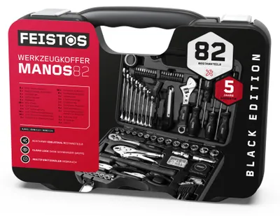Obrázek produktu pro Kufr na nářadí FEISTOS Manos 82 vybavený 82 díly