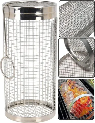 Zdjęcie produktu dla Kosz do grillowania warzyw 9x9x20cm