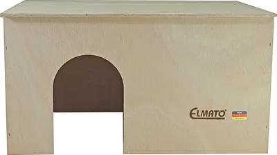 Produktbild von Elmato 10950 Bunny Family Zwerghasenhaus, große Nager, 43x27x24cm