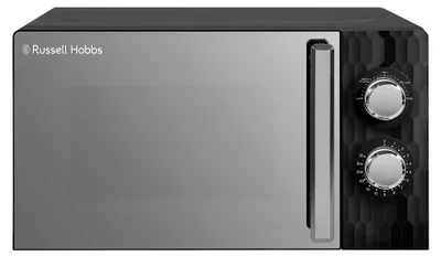 Produktbild von Russell Hobbs Honeycomb RHMM715B Solo Mikrowelle, 17 Liter, 700W, Schwarz, mit 5