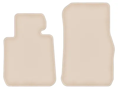 Produktbild von DURBAN Beige Velours-Fußmatten vorne für BMW 2 F22 Coupé (2014-2022)