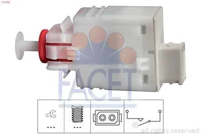 Produktbild von FACET Kupplungsschalter (GRA) 7.1110 für BMW 3 Limousine (E46) mechanisch