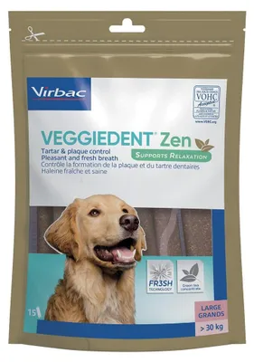 Immagine prodotto di VIRBAC Veggiedent Zen L - snack per cani - 502,5 g