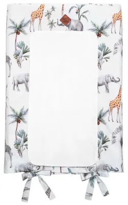Image de Housse pour matelas à langer Safari - 70 x 50 cm - Multicolore | par SEVIRA KIDS