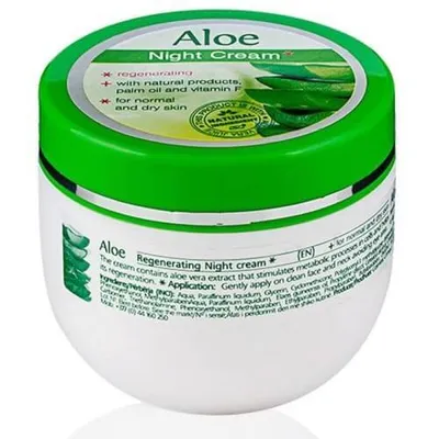 Obrázek produktu pro Aloe Vera noční krém na obličej 100 ml