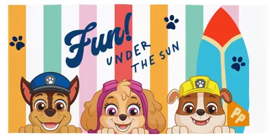 Produktbild von Character World Offizielles Paw Patrol Kinder-Handtuch, superweiches Gefühl, son