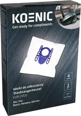 Obrázek produktu pro Sáčky do vysavače KOENIC KVB-2000 SI-01