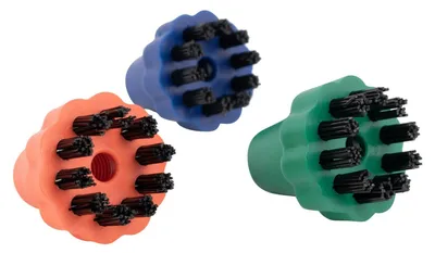Image de Brosse à dents Polti, 3 couleurs. Vaporetto Unico PRO90. Aspirateur Lecoaspira MondialVap