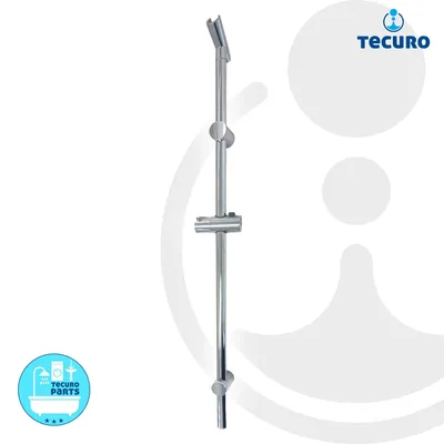 Produktbild von tecuro Brausestange 90 cm Wandstange SUN - mit variablen Wandbefestigungen, verchromt