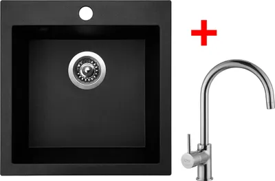 Obrázek produktu pro Sinks VIVA 455 Granblack + Vitalia