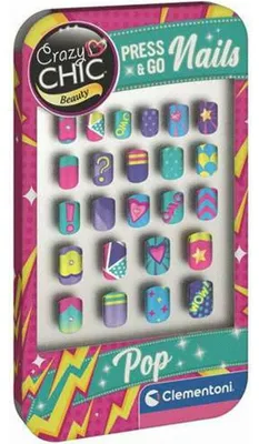 Produktbild von Crazy Chic Tipsy Pop-Set, 24 Stück, für Kinder