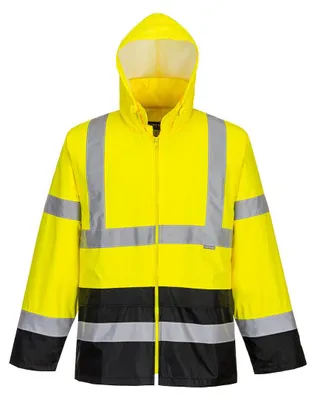 Image de Veste De Pluie Hi-vis Bicolore Couleur : Jaune/noir Taille 4xl - Portwest