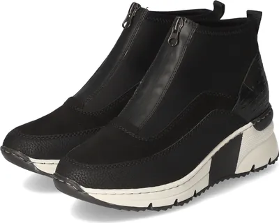 Produktbild von Rieker Ankle Boots  Damen Textil & Synthetik Schwarz Größe: 36