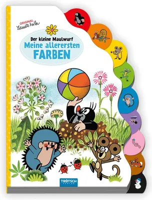Immagine prodotto di Trötsch Der kleine Maulwurf Pappenbuch mit Register Meine allerersten Farben